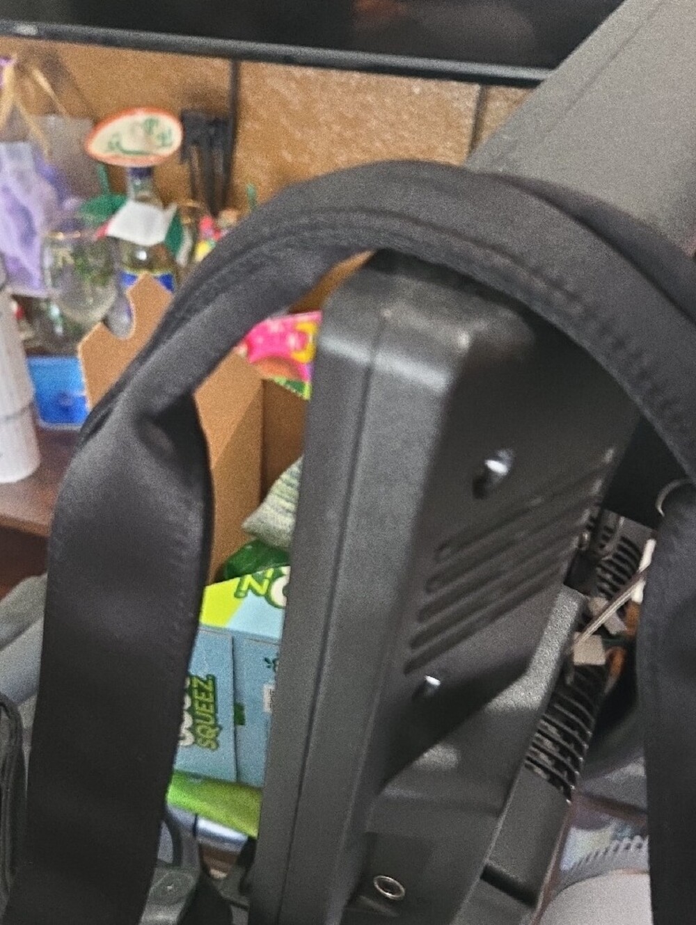 Victoria's Secret Black Tote with Gold Wing Stud Design - Picture 5 of 10